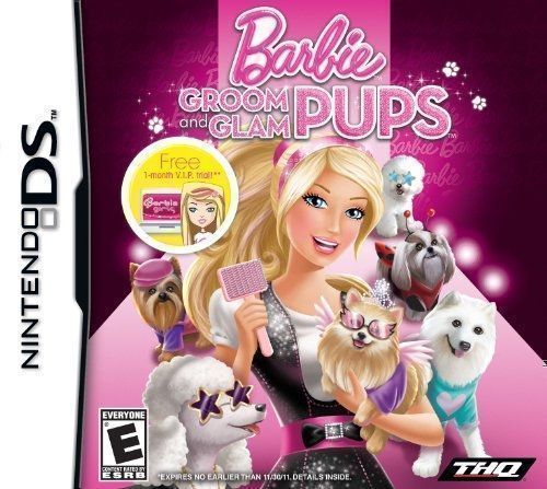 Barbie - Groom And Glam Pups (Europe) Game Cover